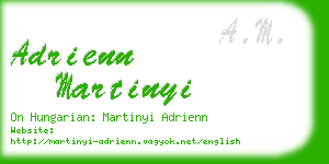 adrienn martinyi business card